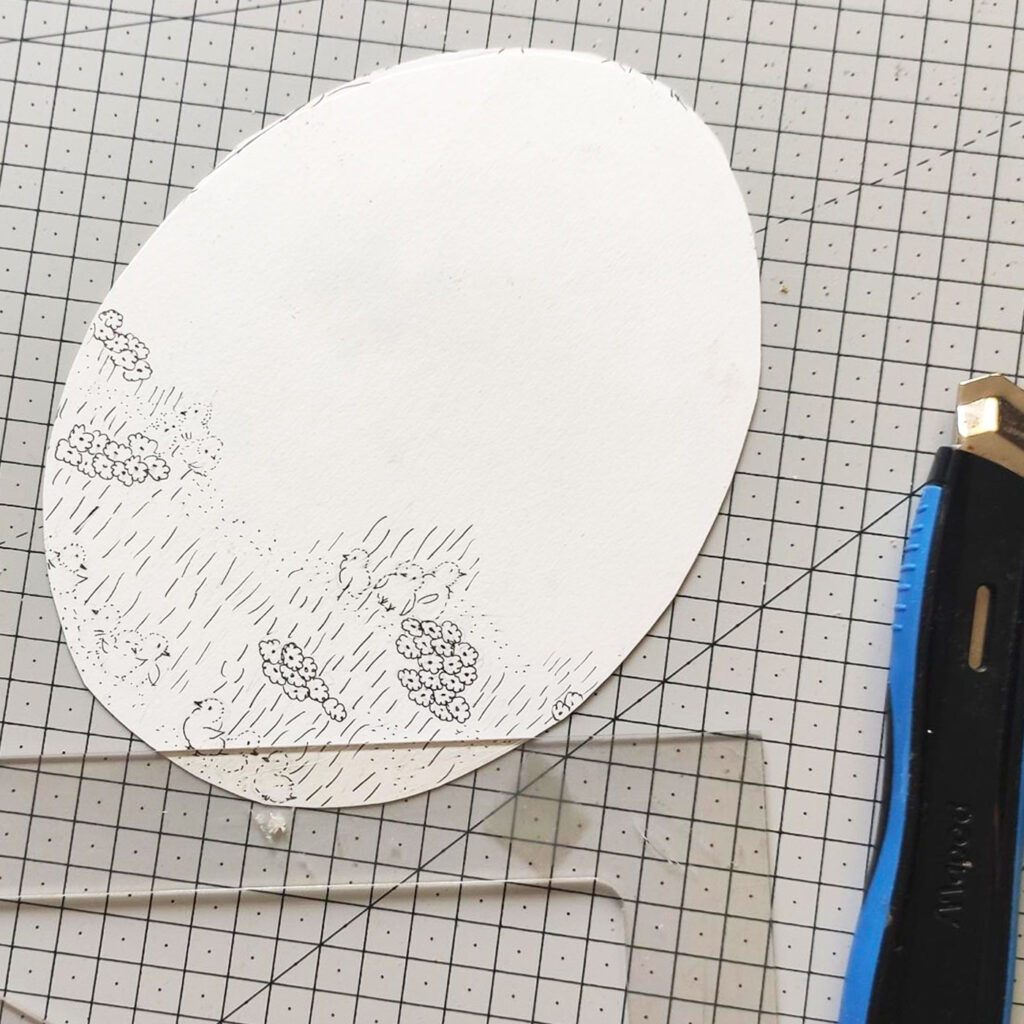 oeuf pâques diy à colorier