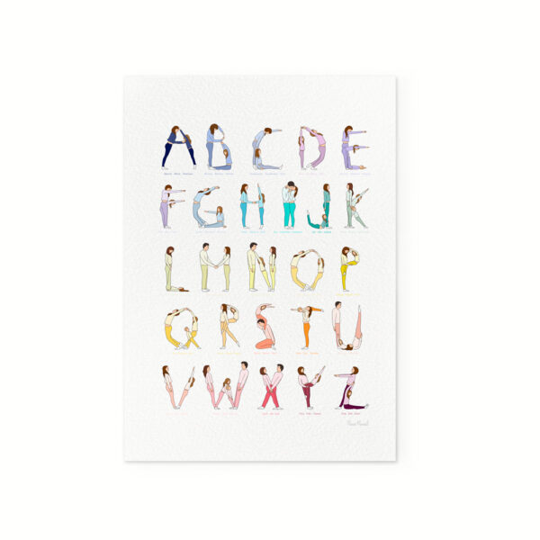 alphabet humain dessin Marie Merveil